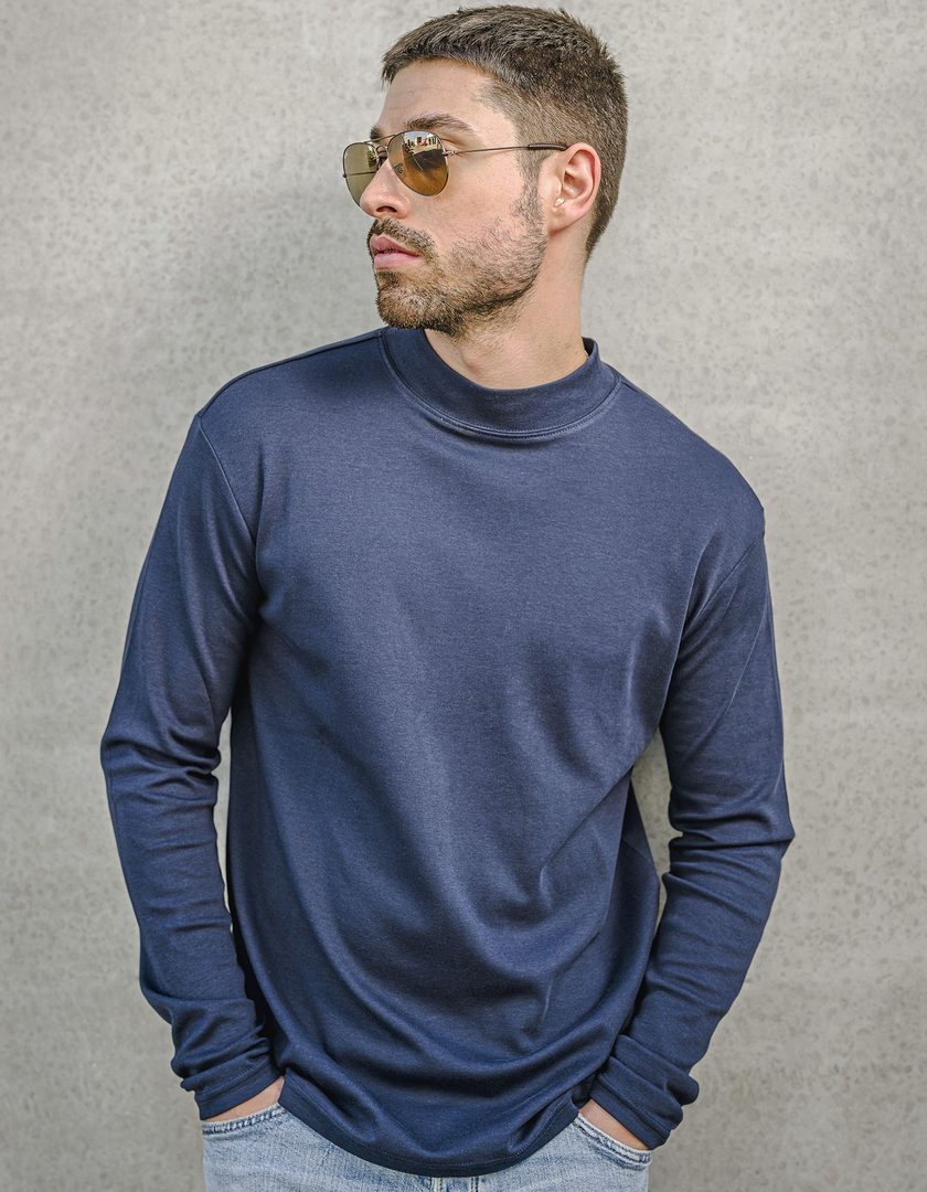 HRM Men´s Premium Highneck Longsleeve Tees