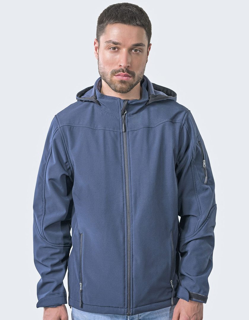 HRM Men´s Hooded Soft-Shell Jacket