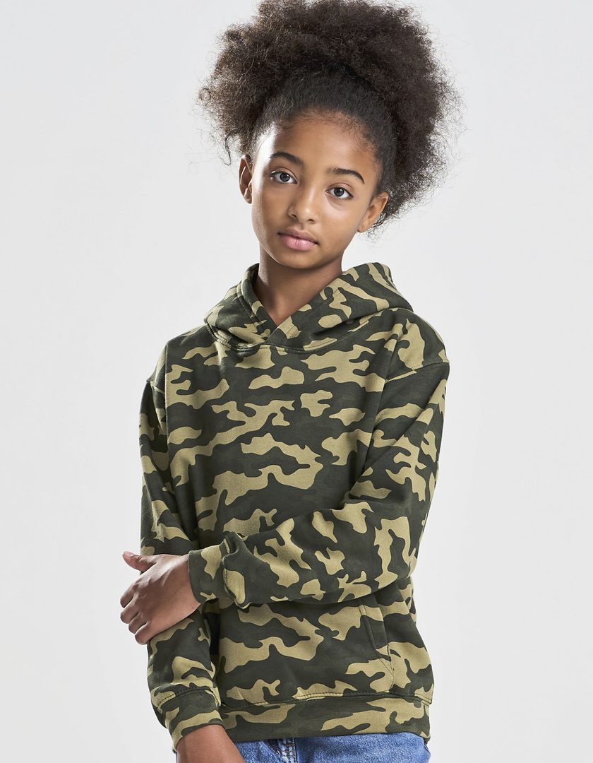 Just Hoods Kids´ Camo Hoodie