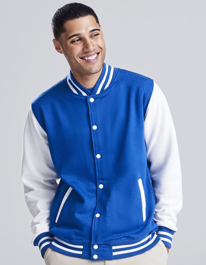 Just Hoods Varsity Jacket
