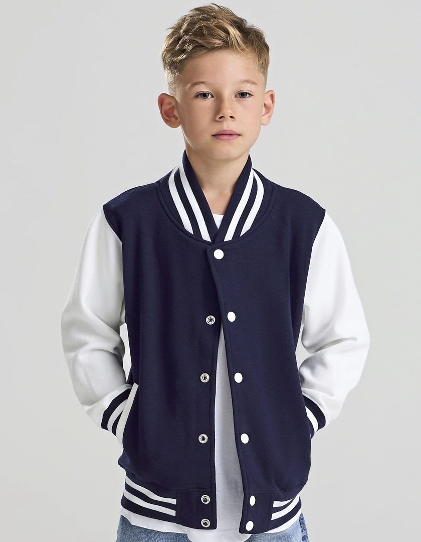 Just Hoods Kids´ Varsity Jacket