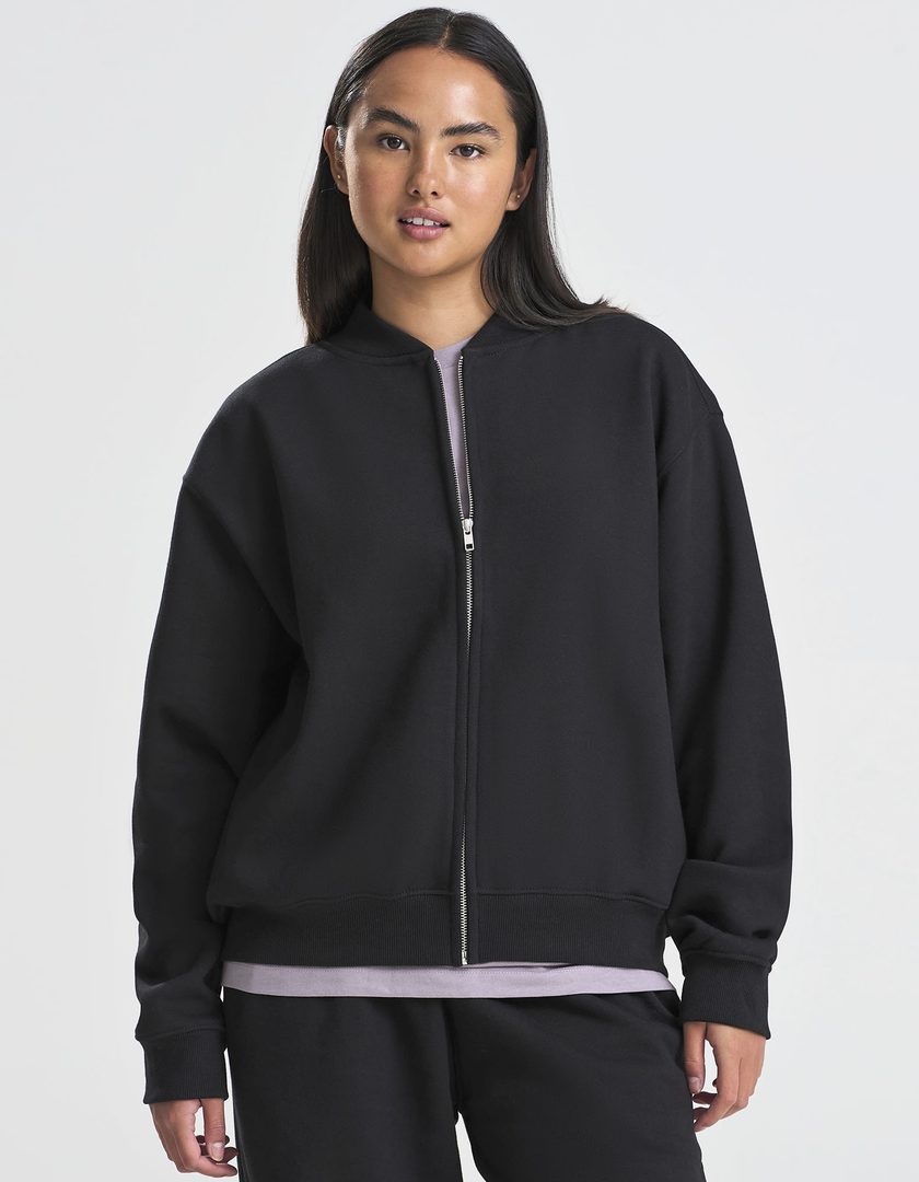 Just Hoods Signature Heavyweight Bomber Sweat