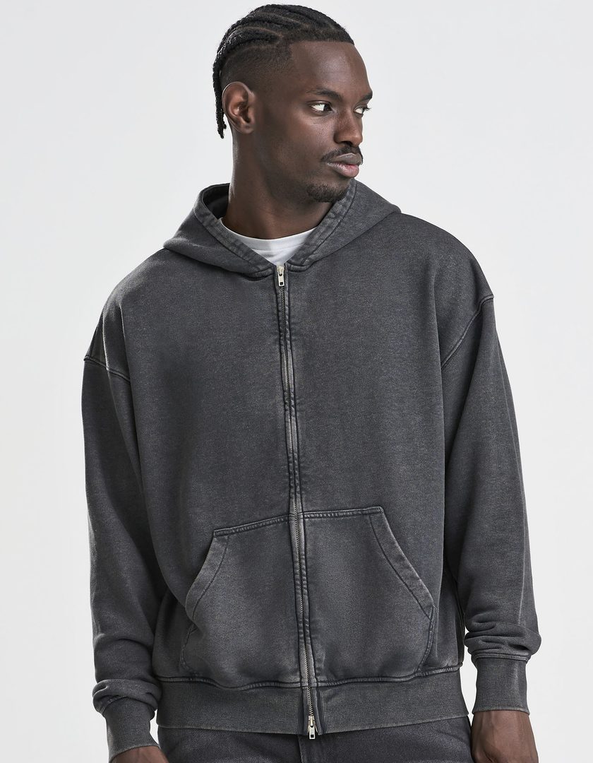 Just Hoods Vintage Washed Zoodie