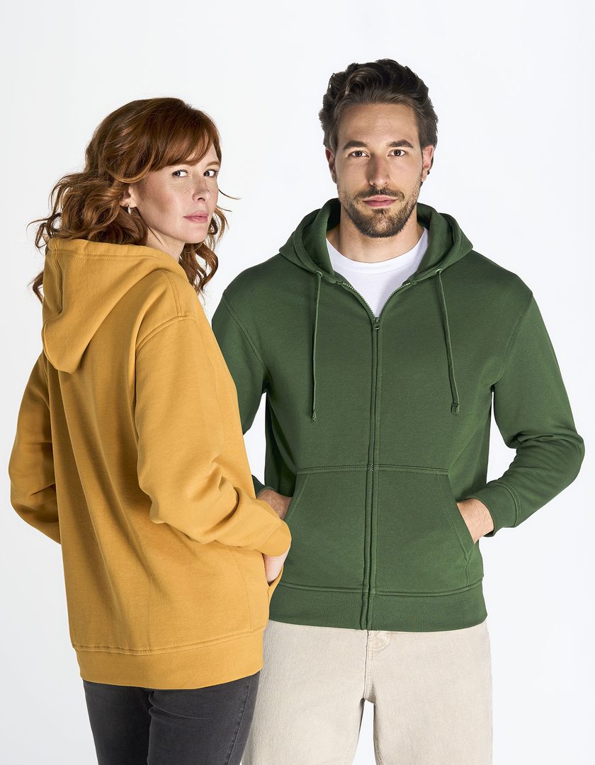 JHK Zipped Hooded Sweater