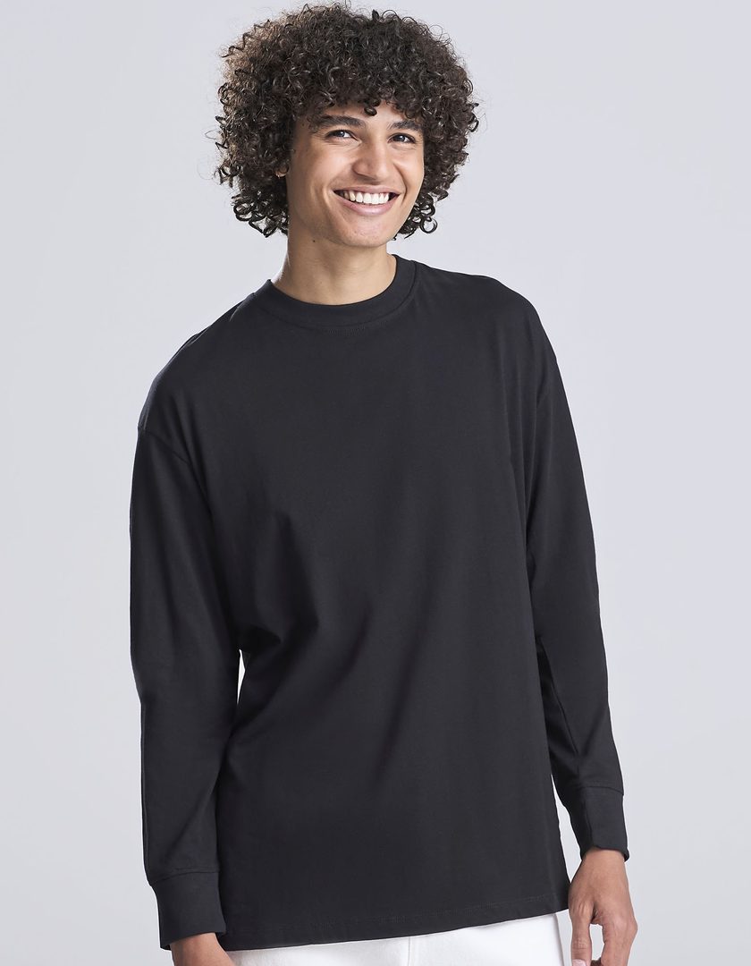 Just Ts Oversize 100 Long Sleeve T