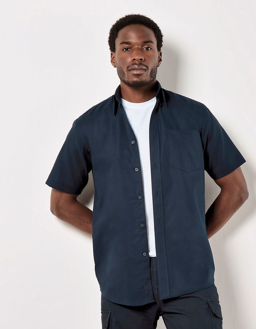Kustom Kit Men´s Classic Fit Workwear Oxford Shirt Short Sleeve