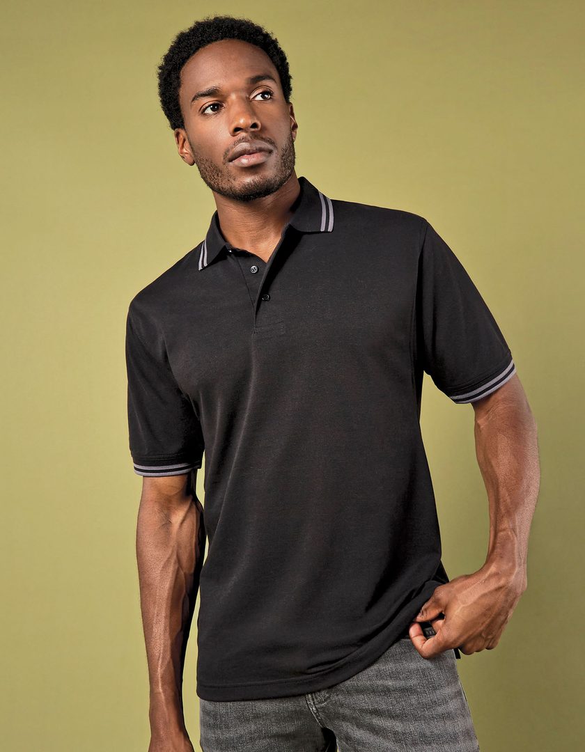 Kustom Kit Classic Fit Superwash® 60º Tipped Collar Polo