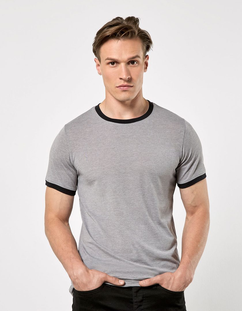 Kustom Kit Fashion Fit Ringer Tee