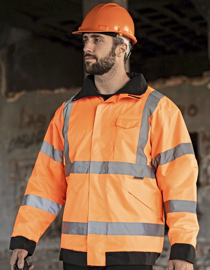 Korntex Hi-Vis Light Rain Jacket Kaunas