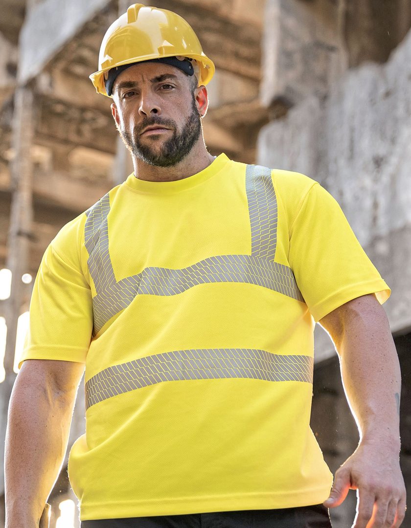 Korntex Hi-Vis Broken Reflective Premium T-Shirt Alhambra