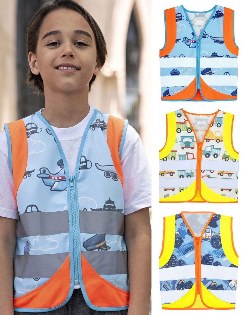 Korntex Children´s Safety Vest Action Vehicle Fun