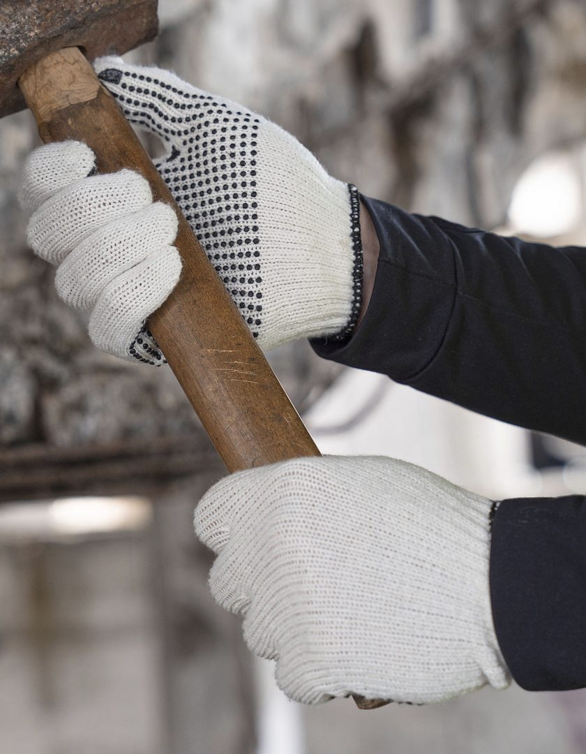 Korntex Robust Coarse Knitted Working Gloves Bursa