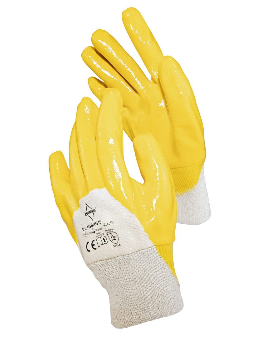 Korntex Nitrile Coated Cotton Gloves Istanbul