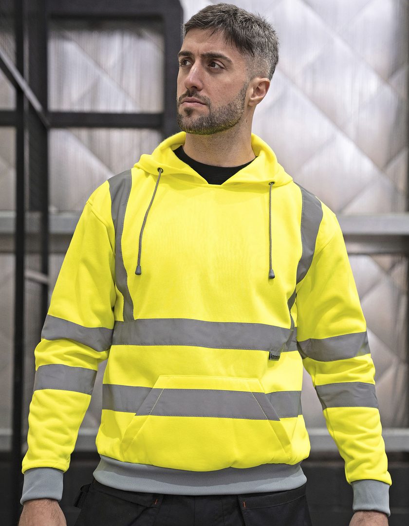 Korntex Hi-Vis Workwear Hoody Cork