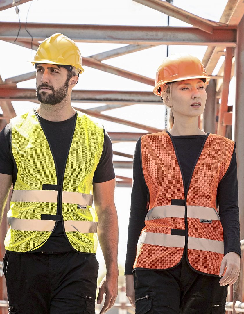Korntex Hi-Vis Mesh Safety Vest Thessaloniki
