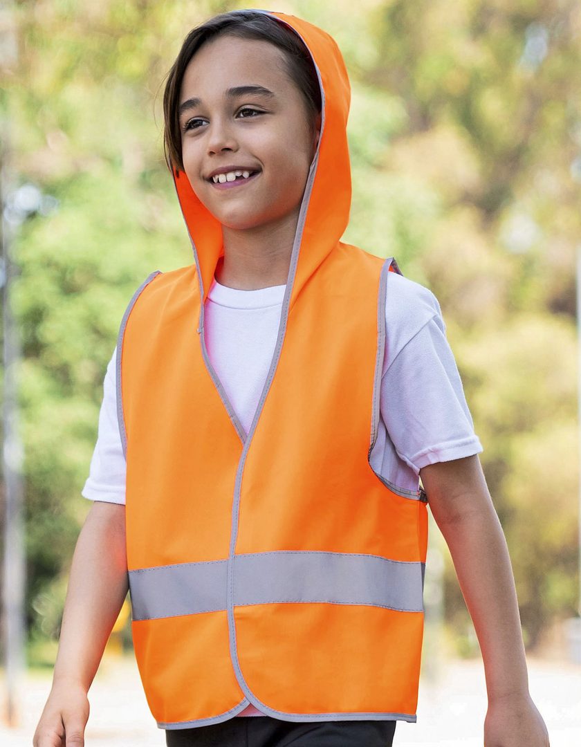 Korntex Kids´ Hooded Hi-Vis Safety Vest Odense