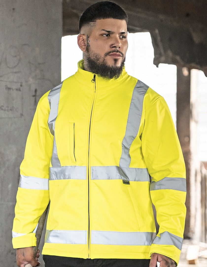 Korntex Hi-Vis Safety Softshell Jacket Turku