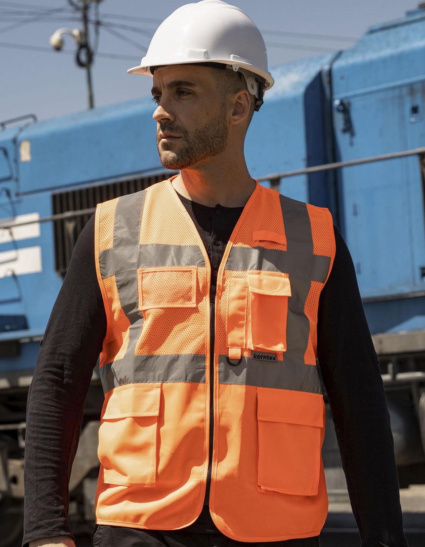 Korntex Multifunctional Hi-Vis Mesh-Vest Athens
