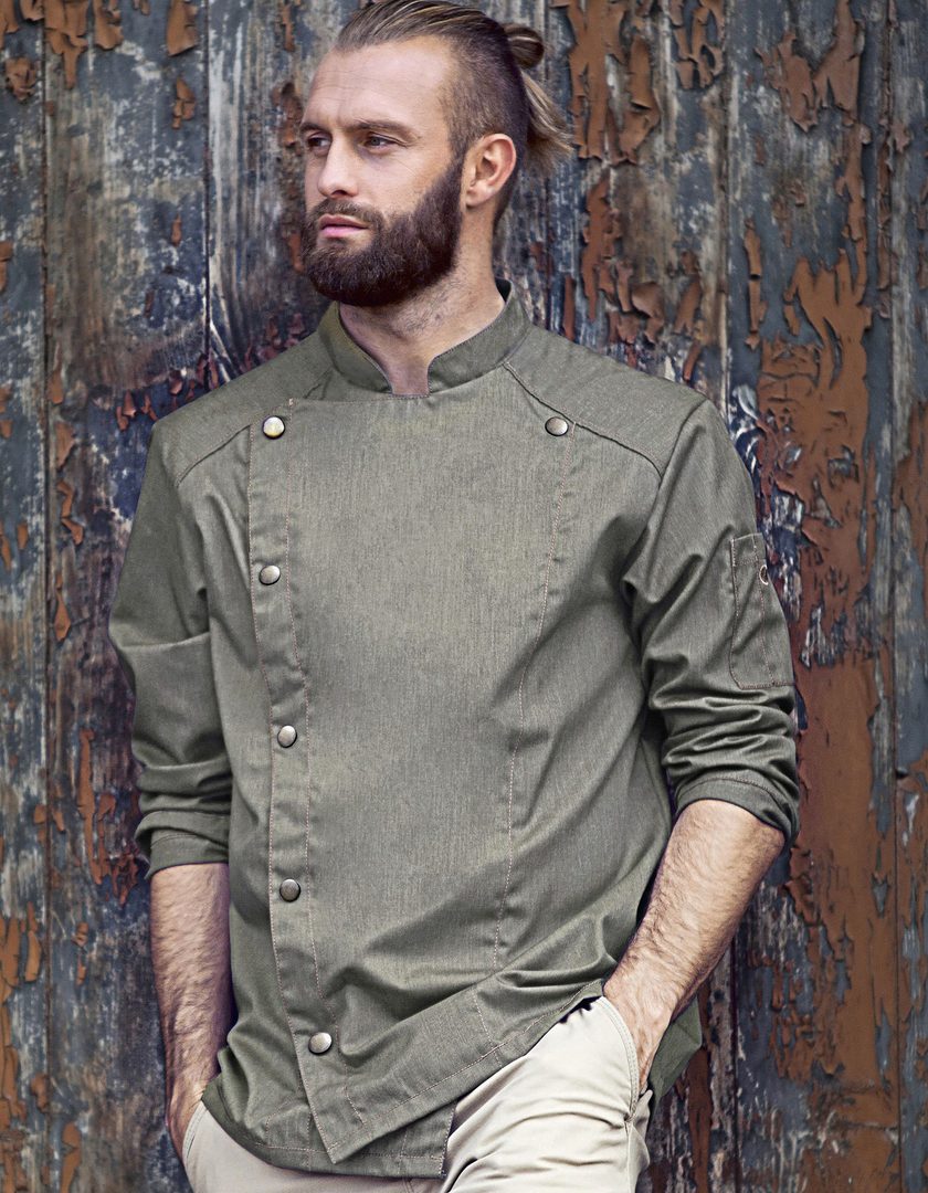 Karlowsky Kochjacke Jeans-Style