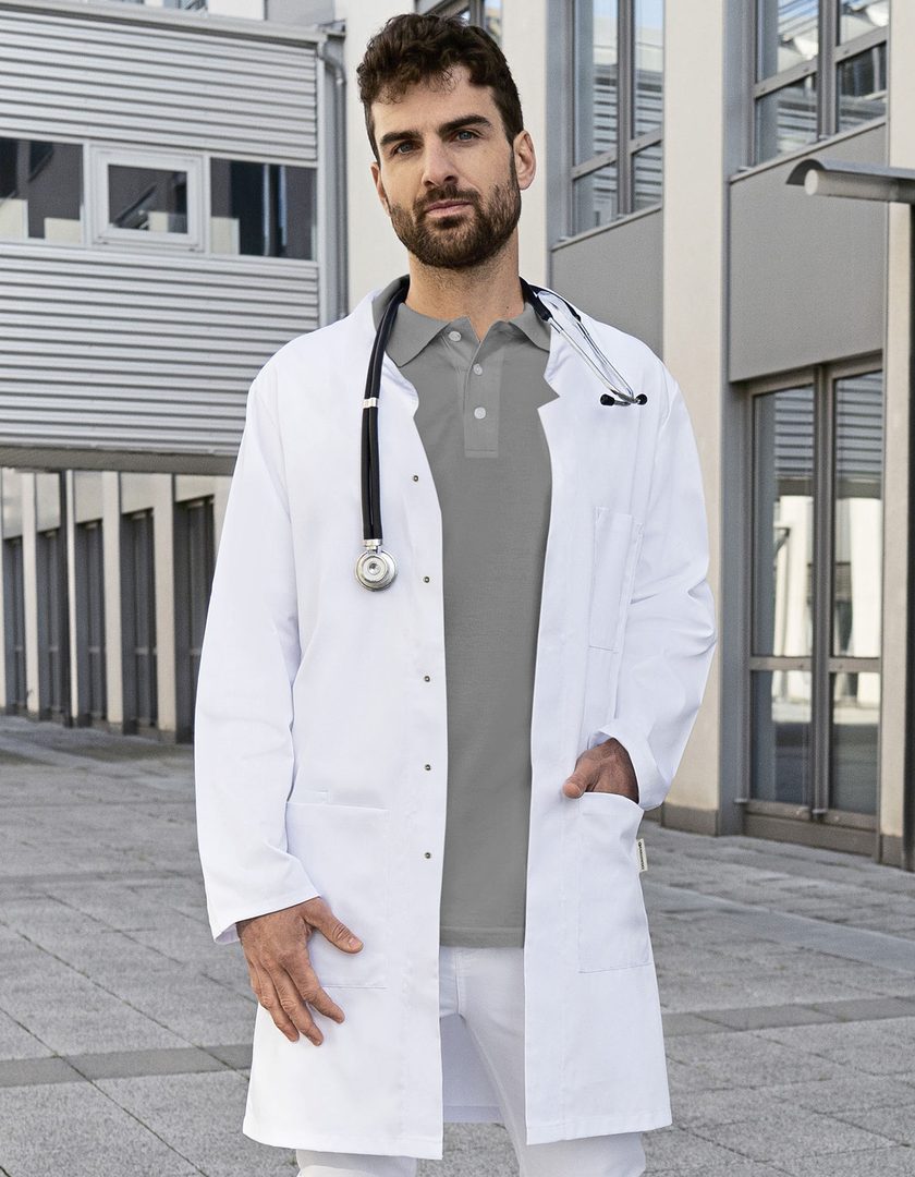 Karlowsky Herrenkittel Modern-Shape Stehkragen
