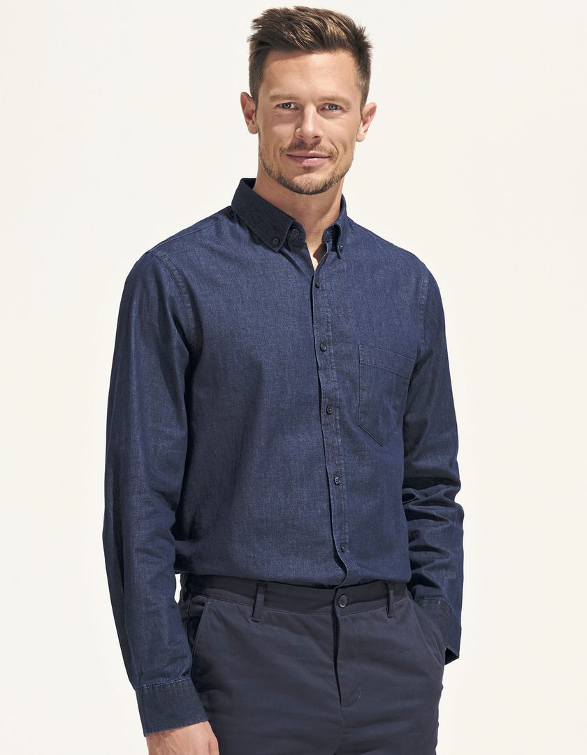SOL´S Men´s Denim Shirt Barry