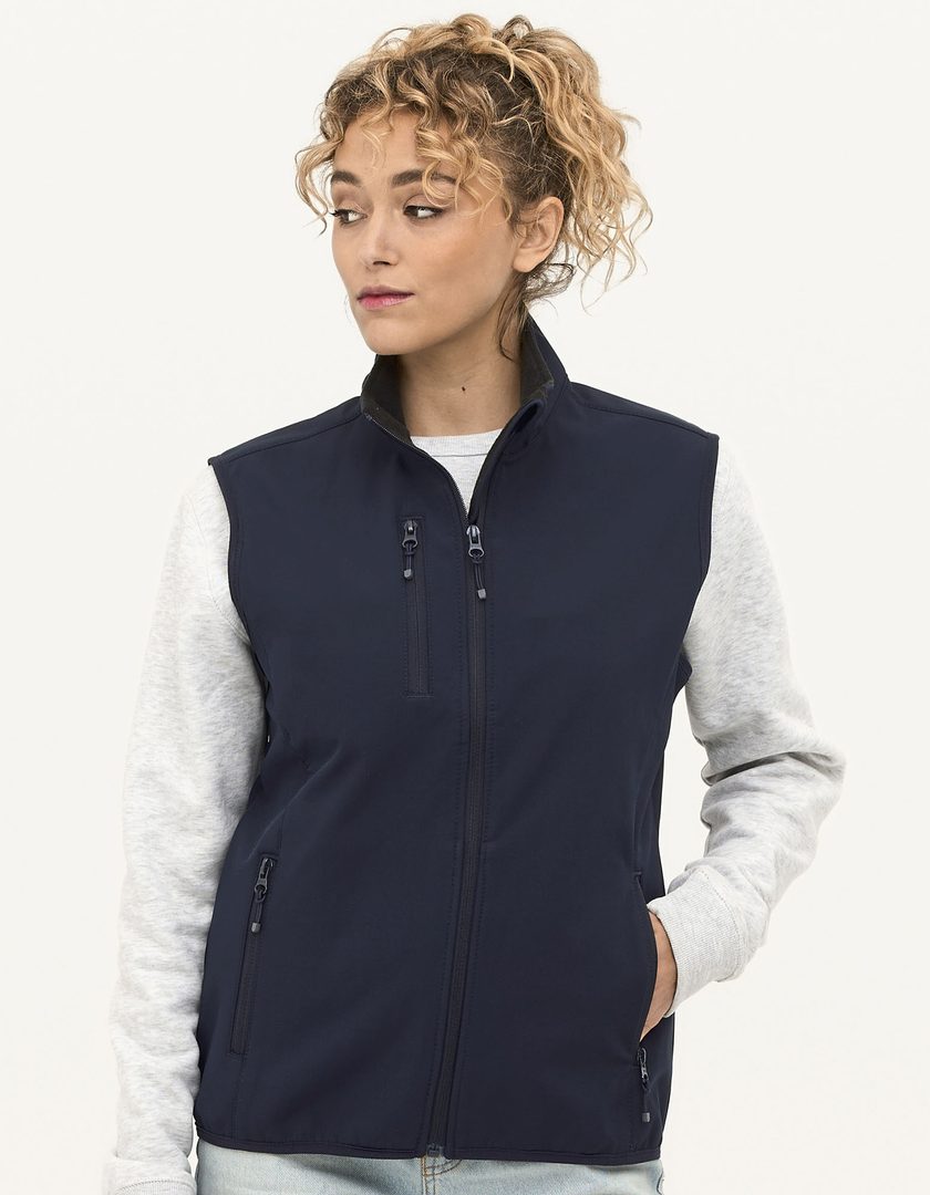 SOL´S Women´s Falcon Zipped Softshell Bodywarmer