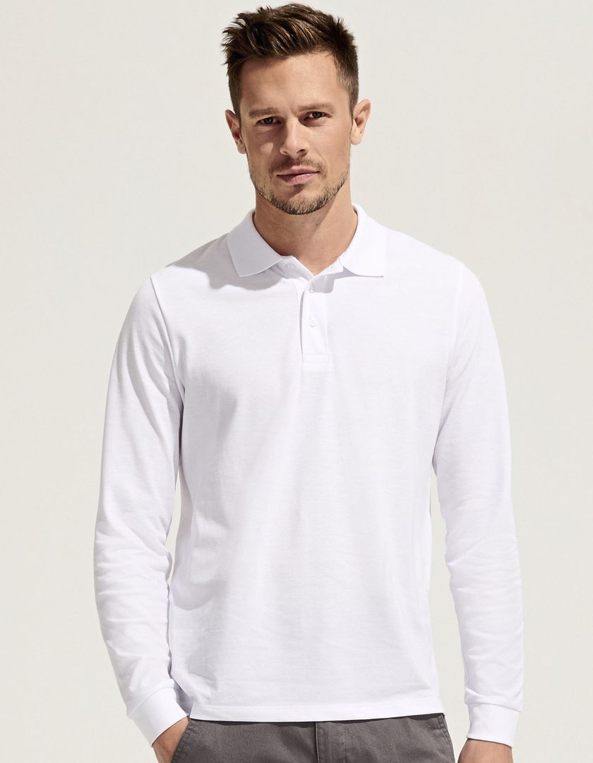 SOL´S Unisex Long Sleeve Polycotton Polo Shirt