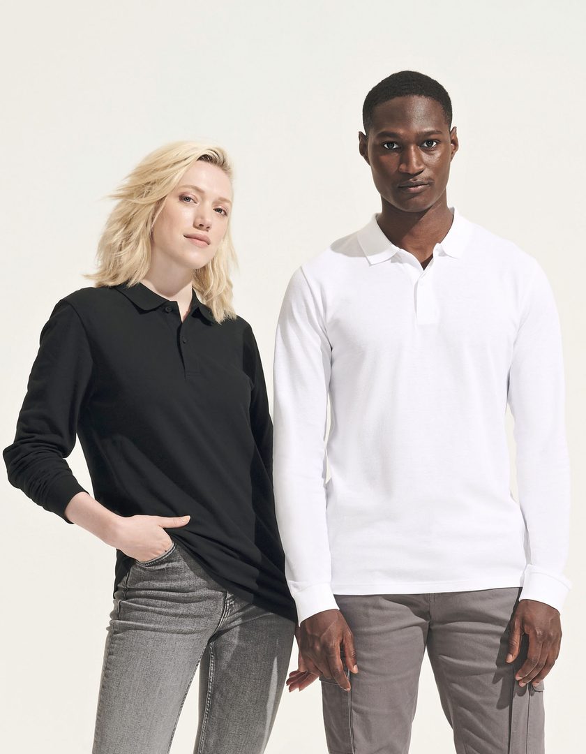 SOL´S Unisex Long Sleeve Polo Shirt Planet