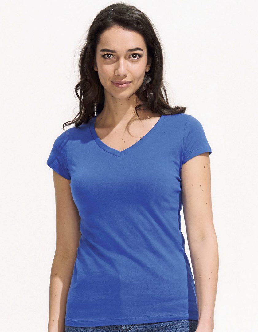 SOL´S Women´s V-Neck-T-Shirt Moon