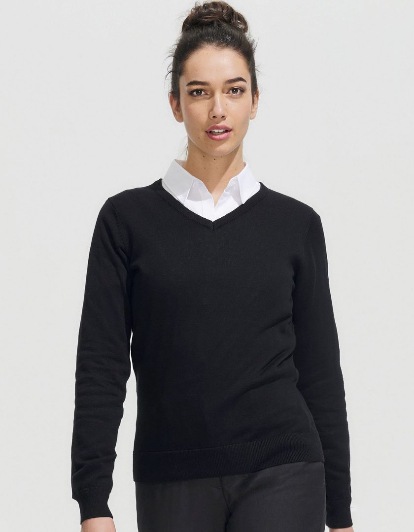 SOL´S Women´s V-Neck Sweater Galaxy