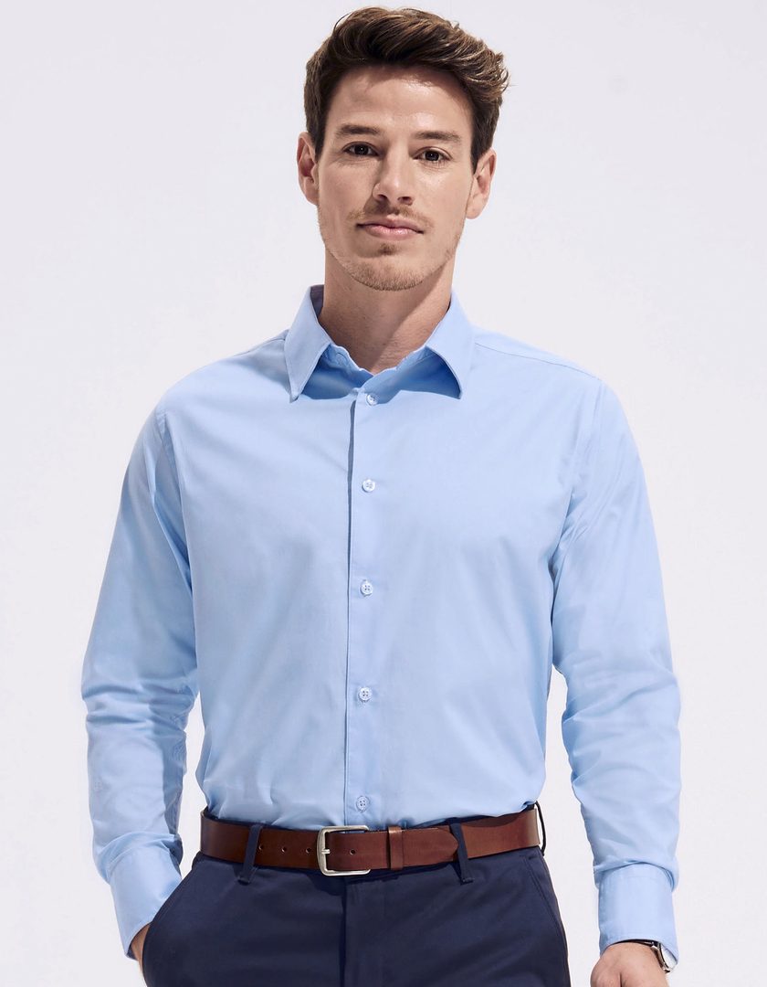 SOL´S Men´s Stretch-Shirt Brighton Long Sleeve