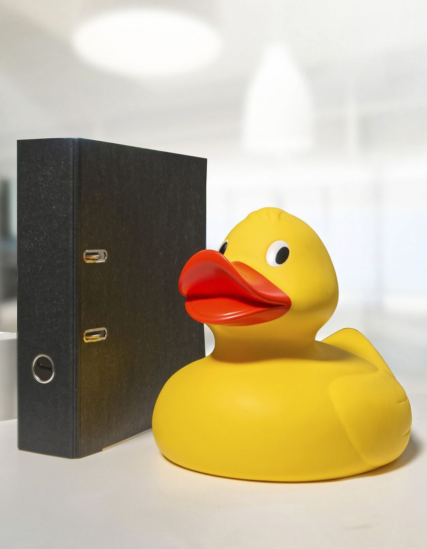 Mbw Schnabels® Quietsche-Ente Giant