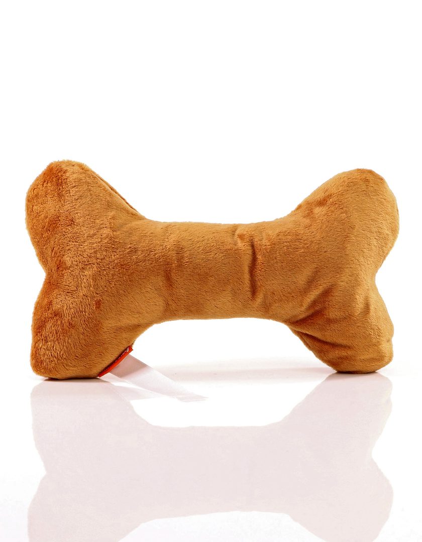 Mbw MiniFeet® Hundespielzeug Knochen mit Knisterfunktion