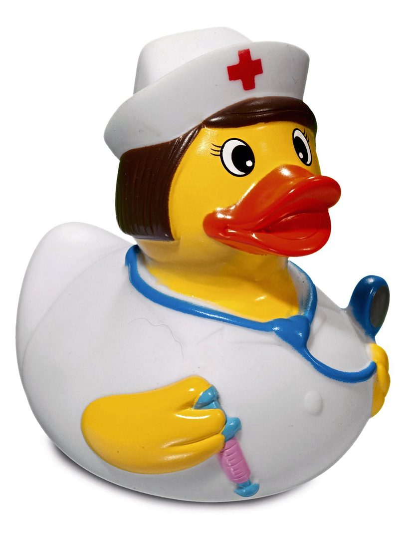 Mbw Schnabels® Quietsche-Ente Krankenschwester
