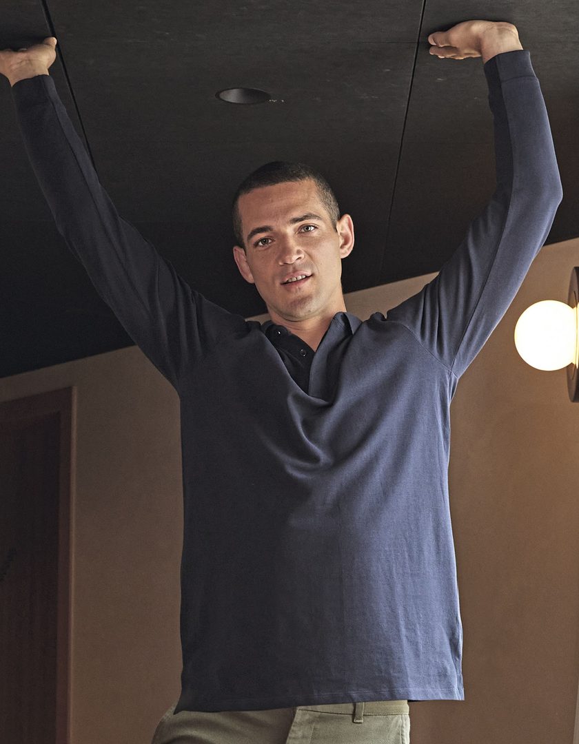 NEOBLU Men´s Long Sleeve Polo Shirt Owen
