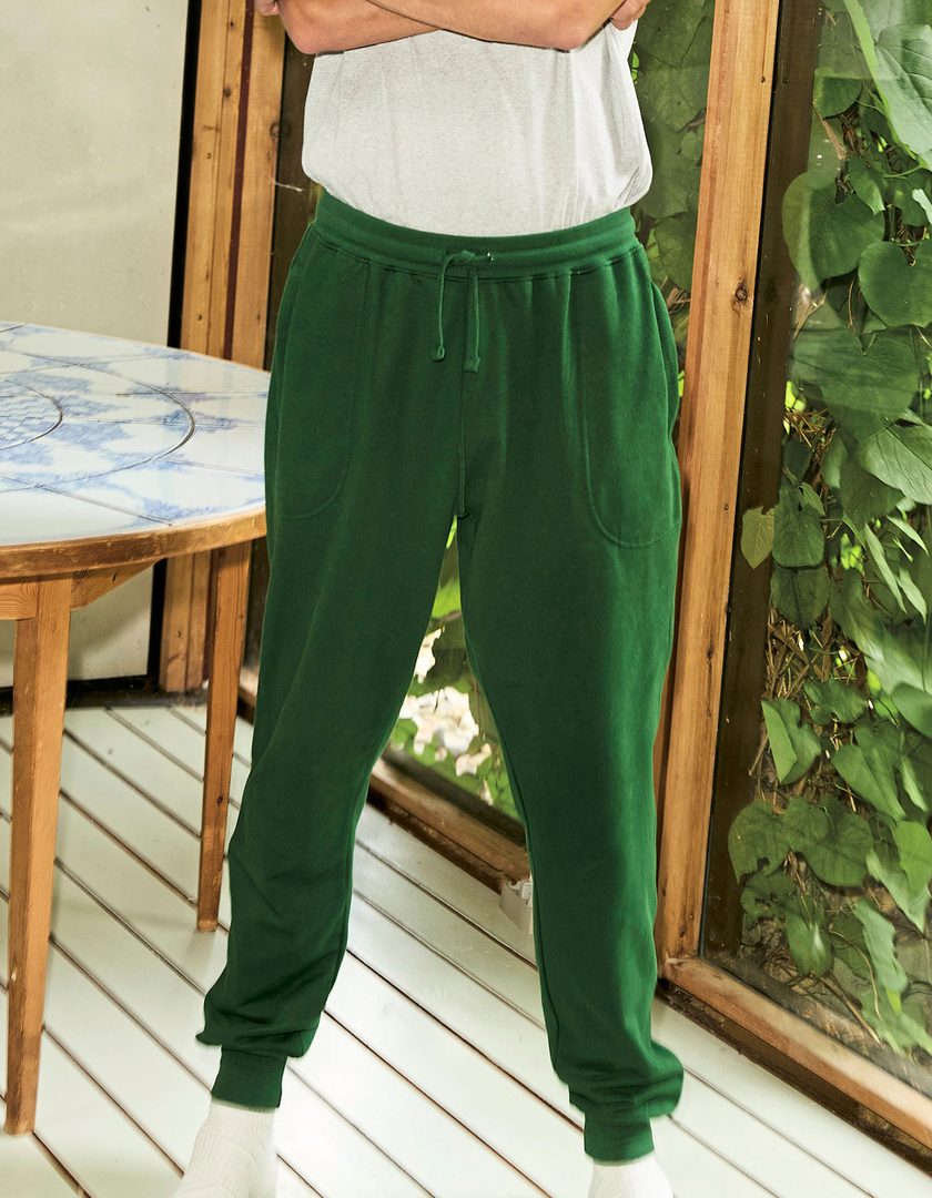 Neutral Sweatpants With Cuff And Zip Pocket