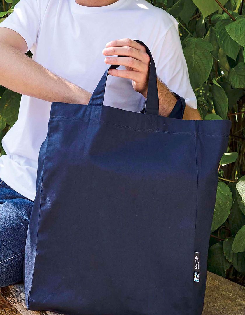 Neutral Twill Grocery Bag