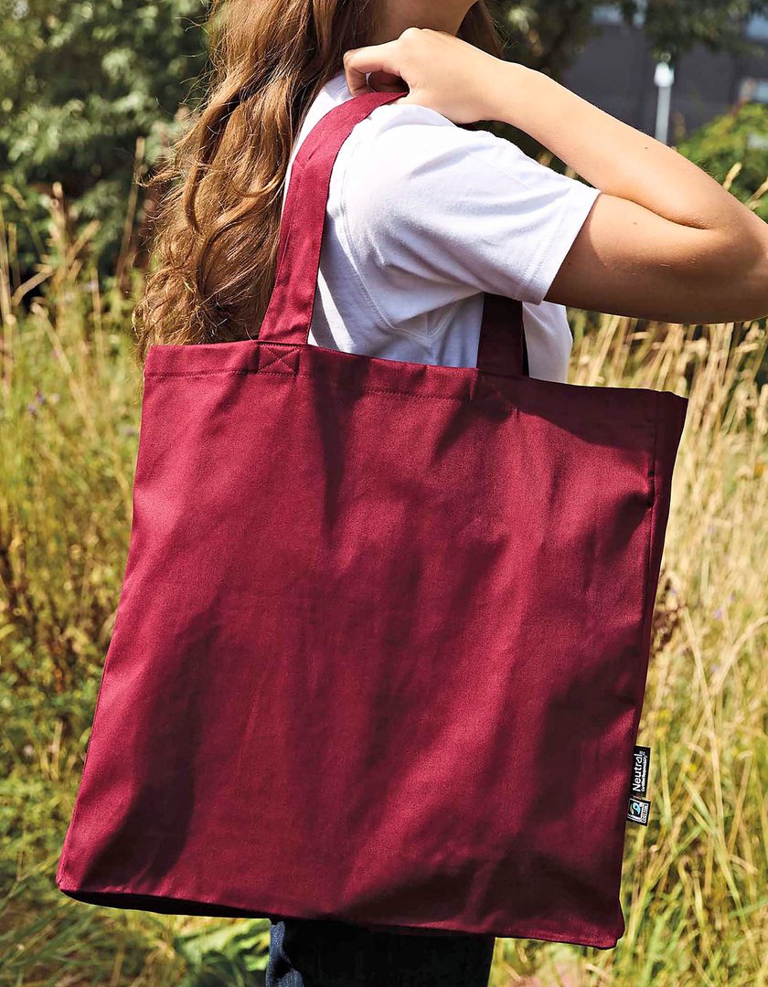 Neutral Twill Shopper Bag