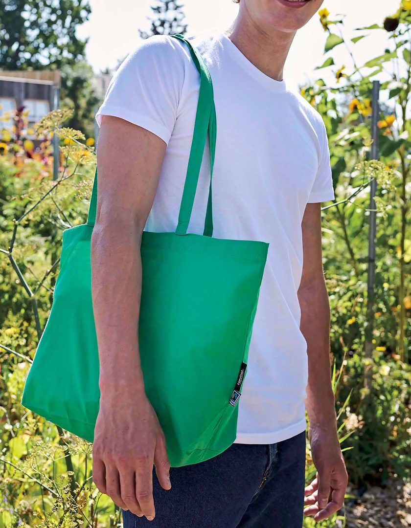 Neutral Shopping Bag With Gusset