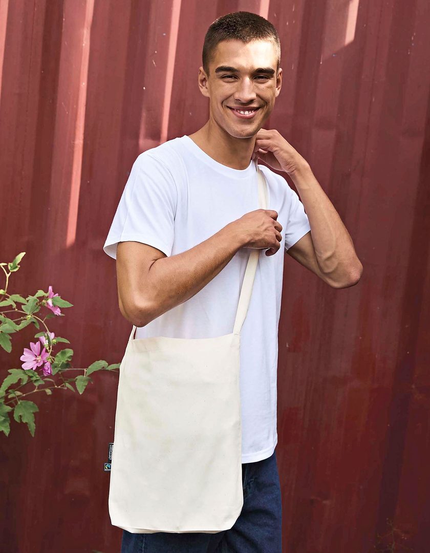 Neutral Twill Sling Bag