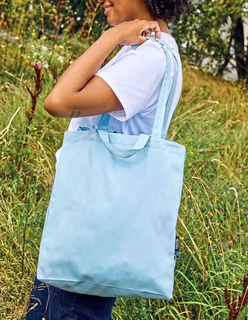 Neutral Twill Bag, Multiple Handles