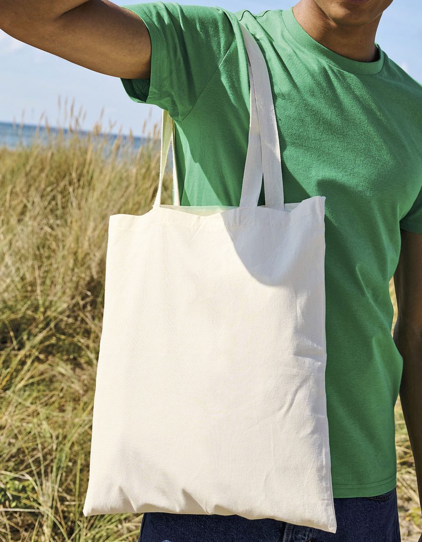 Tiger Cotton by Neutral Tiger Cotton Shopping Bag With Long Handles