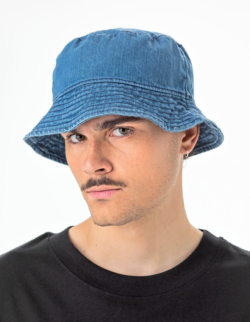 Mantis Adults Denim Bucket Hat