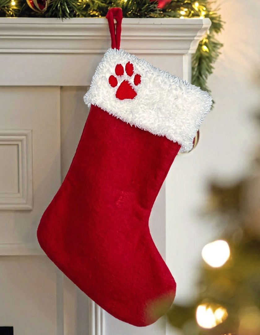 Portman & Pooch Dog Christmas Stocking - Bootie Shape