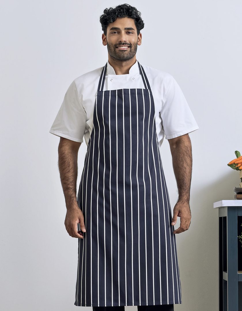 Premier Workwear Striped Bib Apron