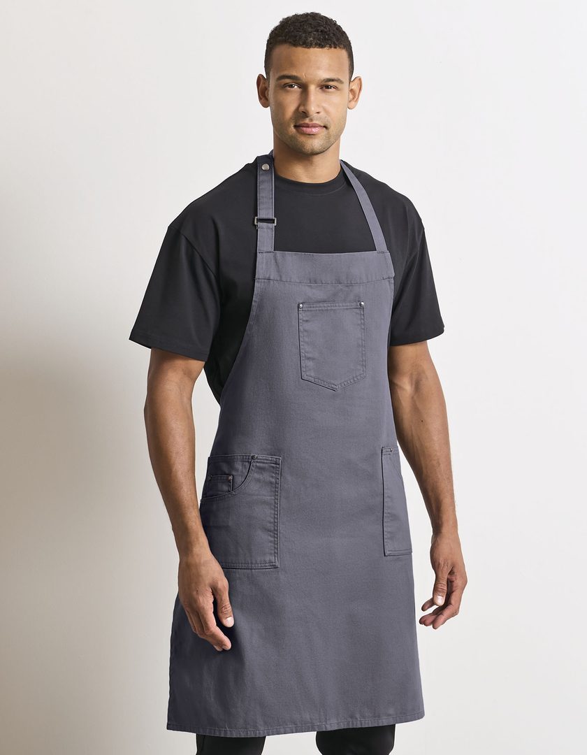 Premier Workwear Cotton Chino Bib Apron