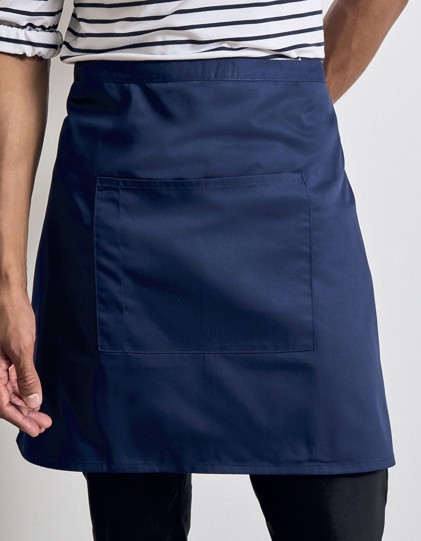 Premier Workwear Colours Mid Length Apron with Pocket