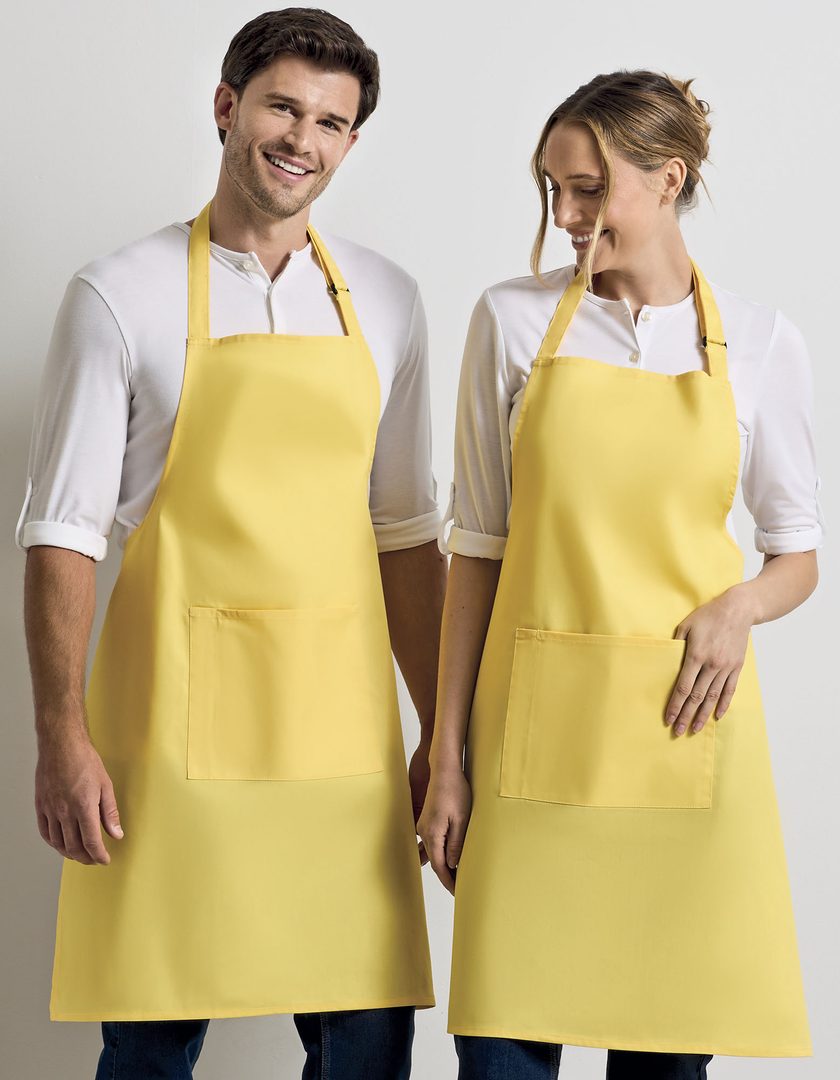 Premier Workwear Colours Collection Bib Apron With Pocket