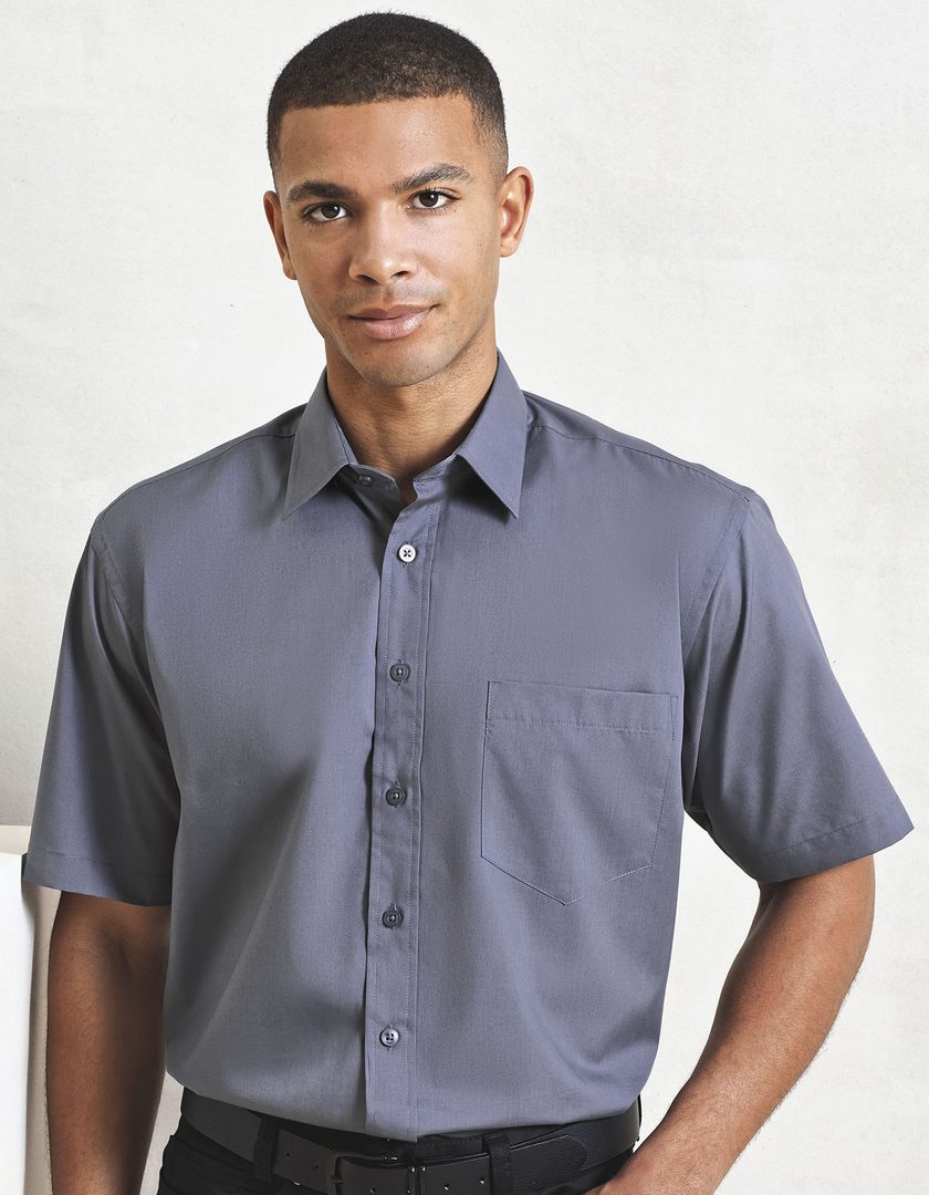 Premier Workwear Men´s Poplin Short Sleeve Shirt