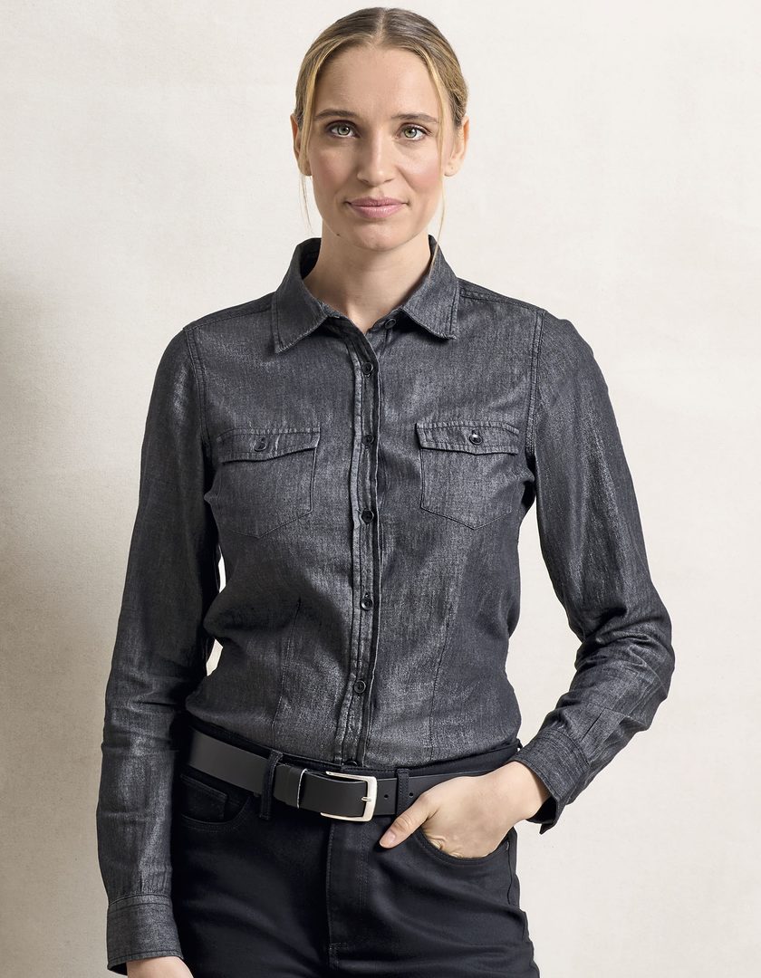 Premier Workwear Women´s Jeans Stitch Denim Shirt